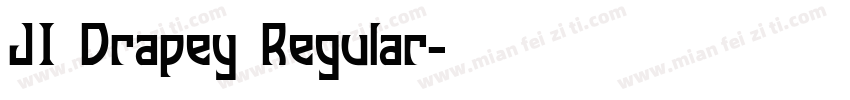 JI Drapey Regular字体转换